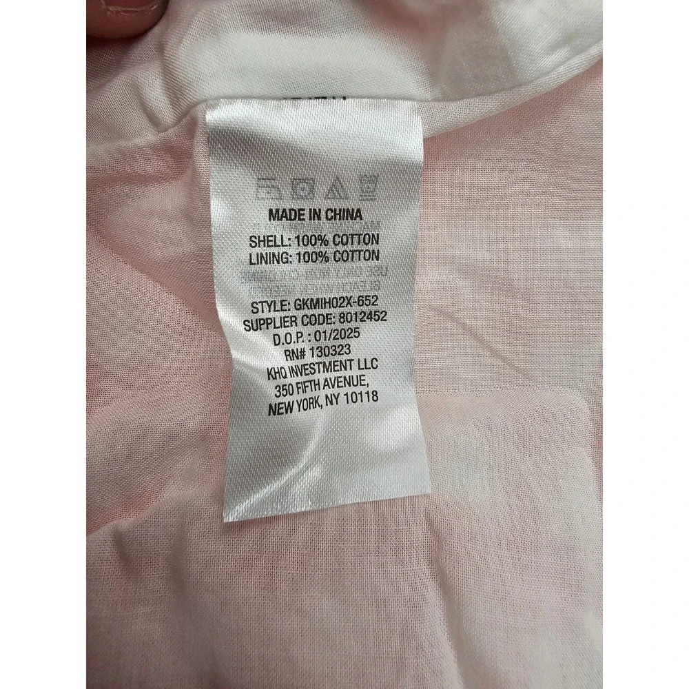 Gap Girls Gingham Sundress Pink Cotton Casual Size XS